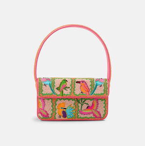 Bolso de Mensajero para Mujer, Estilo Bohemio Indio, Diseño Ecológico, Impermeable, Ligero, de Algodón, Gran Capacidad, Hecho a Mano - Product Image 1