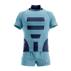 Servicio OEM, Diseño de Uniforme de Rugby Unisex, Logotipo Personalizado, Manga Corta, Ropa Deportiva Transpirable con Diseño Personalizado - Product Image 4