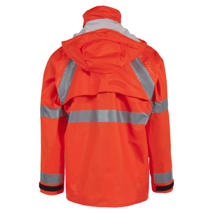 Men Outdoor Hi Vis <b>Working</b> Jackets for Men's Safety High Visibility Reflective <b>Waterproof</b> Safety Jackets Made in Pakistan - Product Image 2