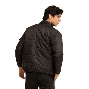 Zest <b>Reversible</b> <b>Jacket</b> Men's Black and Olive Green Quilted Lightweight Puffer <b>Jacket</b> Casual Outdoor Wear Wholesale - Product Image 4