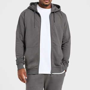 Sudadera con Capucha Ligera de Alta Calidad y Diseño Personalizado con Logotipo, Cierre Frontal con Cremallera, Corte Regular, para Hombre, Venta al Por Mayor - Product Image 4