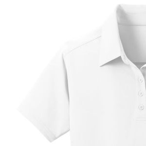 Polo de rendimiento con escudo bordado Sigma Gamma Rho para mujer, camisa de manga corta con cuello, uniforme personalizado de hermandad griega, informal - Product Image 5