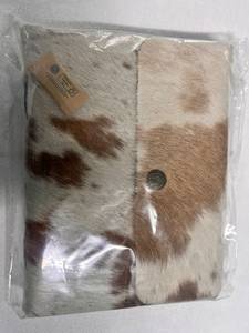 Carnet en cuir véritable Hairon avec papier vintage blanc cassé, couverture rigide faite à la main, idéal pour personnalisation de marque - Product Image 4