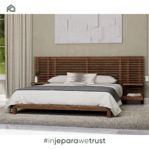 Cadre de lit en bois massif moderne sur mesure de qualité supérieure OEM ODM pour les projets de villas, de maisons, d'hôtels et d'hôtellerie - Product Image 6