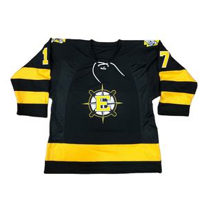 Maillot de hockey sur glace à sublimation personnalisée, dernier modèle, vêtements de hockey brodés vierges de couleur unie - Product Image 1