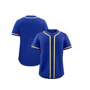 Performance <b>Baseball</b> Jersey Quick Dry Polyester Spandex Stretch Lightweight Athletic Shirt Custom OEM Supplier - Product Image 3