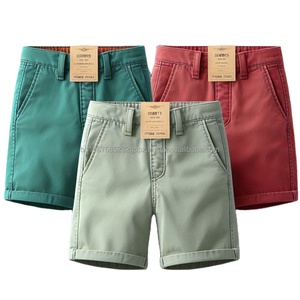 Bermuda d'été pour garçons sur mesure en tissu tissé en coton sergé fermetures à boutons avec braguette à glissière styles uniformes décontractés pour enfants vente en gros - Product Image 6