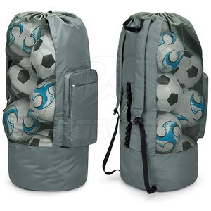Sac à dos à cordon de serrage pour le rangement de l'équipement de football, poche zippée, étanche, 2-3 compartiments, sac de sport portable en polyester pour - Product Image 5