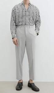 กางเกงแนวสตรีทของผู้ชายกางเกงผ้าคอตตอนน้ำหนักเบาปรับแต่งได้ผ้า100% ทนทาน - Product Image 4