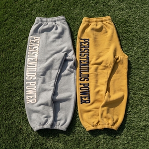 Pantalon de jogging en molleton 100% coton, taille élastique, broderie du fabricant, pantalon de jogging unisexe, pantalon en molleton d'hiver, pyjama - Product Image 4