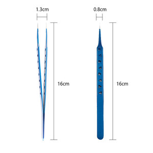 Anti Static Precision Tweezers for Diamond Painting <b>DIY</b> Point Drills Eyelash Grafting Beauty Craft Fine Tip Tool - Product Image 6