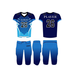 Uniformes de football américain sur mesure LINCOLN WEARS OEM, 100% polyester, maille, manches courtes, coupe athlétique, séchage rapide, respirant - Product Image 4