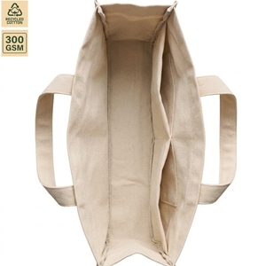 <b>10</b> Ounce Cotton Canvas Promotional Shopping Tote Bag Promotional Shopping 34x21x9 cm Custom Logo Wholesale OEM Model SS435-CL - Product Image 5