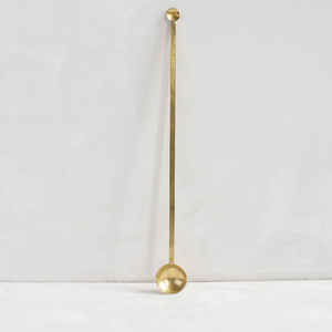 Cuillère de bar en laiton de haute qualité, tendance, à long manche, nouvelle arrivée, faite à la main, lot de 2 cuillères de bar en laiton - Product Image 5