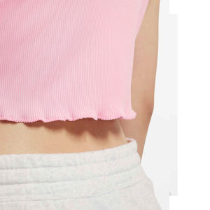 Débardeur rose 2026 pour femme en coton, brassière de sport pour l'entraînement et la course, crop top fitness, taille américaine pour femme - Product Image 4