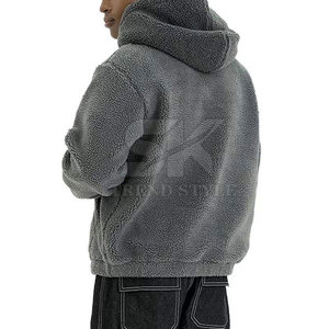 Sudaderas con Capucha al por Mayor de Fábrica 2026, Sudaderas con Capucha de Piel para Hombre con Logotipo Personalizado, Sudaderas con Capucha de Poliéster con Contraste de Color para Hombre - Product Image 3