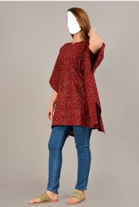 Dubai Style Islamic Women's <b>Kaftan</b> Abaya Handmade <b>Sequined</b> Applique Embroidery Flared Hem Long Sleeve V Neck Breathable Cotton - Product Image 6