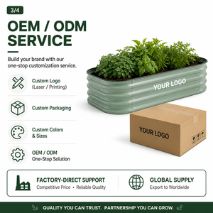 Fioriera Rialzata in Metallo Verniciato a Polvere Personalizzata, Produzione OEM ODM, Vendita all'Ingrosso, Resistente ed Ecologica, Professionale - Product Image 6