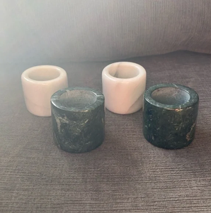 Anillos para Servilletas de Mármol, 2 Piezas, Forma Redonda, Porta Servilletas de Mármol de Diseño para Baño, Hechos a Mano, Personalizados, en Oferta - Product Image 5