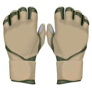 Guantes de Bateo de Béisbol/Sóftbol de Cuero Unisex para Adultos, Calidad Mayorista, Ambidiestros, Cierre de Gancho y Bucle, Transpirables, No Tejidos - Product Image 1