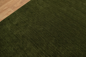 Tapis en laine Oushak antique tissé à la main, taille personnalisée, vert forêt, tons terreux, tapis moderne pour salon et chambre à coucher - Product Image 5