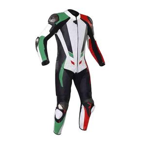 Combinaison de motard en cuir de course 2025 conçue sur mesure, vêtements de sport confortables et respirants avec logo personnalisé - Product Image 1