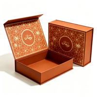 Boîtes cadeaux personnalisées de luxe tendance, imperméables, avec doublure en éponge, pour dattes, chocolats, avec logo personnalisé