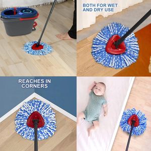 Confezione da 6 Ricariche in Microfibra C Compatibili con Sistema Mop a 2 Serbatoi Ocedar RinseClean per Testine di Ricambio per Mop Rotante - Product Image 3