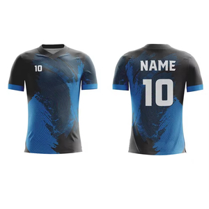 Premium Quality Quick Dry Soccer Jersey Wholesale <b>Men</b> Sports Clothing Sublimation Printed Soccer Jersey - Product Image 2