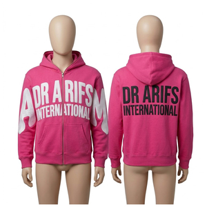Sudadera con Capucha Personalizada con Logotipo, 100% Algodón, Bordado e Impresión Digital, Invierno, Venta al Por Mayor, OEM, ODM, Ropa Urbana - Product Image 4