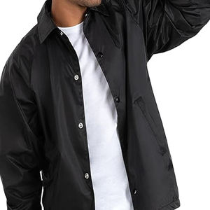 Chaqueta deportiva de entrenamiento para hombre, chaqueta de chándal para Club de entrenamiento de equipo, chaqueta de entrenador de diseño personalizado impermeable para exteriores para hombre - Product Image 3