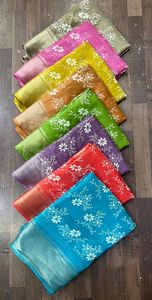 Tela floral Dola tejida de secado rápido y material ligero para prendas de vestir, vestidos, saris, ropa de moda de verano para mujer, artículos en stock. - Product Image 5