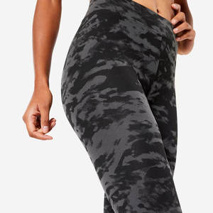 กางเกงโยคะเอวสูงสำหรับผู้หญิง แบบสั่งทำได้ ชุดออกกำลังกาย ผ้าโพลีเอสเตอร์/ไนลอน ยืดหยุ่น ระบายอากาศ เป็นมิตรกับสิ่งแวดล้อม ทรงวี ขายส่ง - Product Image 3