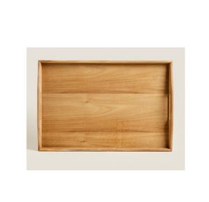 Plateau de service en bois au design exceptionnel pour hôtel, idéal pour le rangement de fruits et la vaisselle, vente en gros, emballage personnalisé - Product Image 1