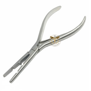 Hair Extension Pliers with Loop <b>Needle</b> <b>Threader</b> Set Stainless Steel Micro Ring Beads Application & Removal Tool Kit Pink Handle - Product Image 6