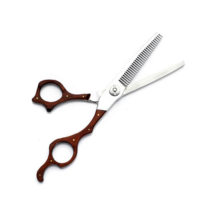 Ciseaux de coiffure professionnels en acier inoxydable 6 pouces, pliables et légers, pour la coupe et l'éclaircissement des cheveux, pour coiffeurs et barbiers - Product Image 1