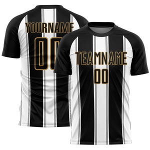 Vente en gros directe OMMIZ INDUSTRY, maillot de football personnalisé en sublimation, drapeau français, bleu marine, noir, blanc, rouge-or - Product Image 4