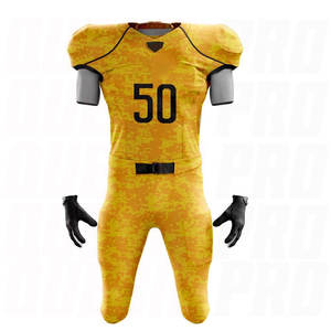 Maillots de football américain personnalisés de qualité supérieure, designs entièrement personnalisables, impression par sublimation, haute qualité, respirants - Product Image 2