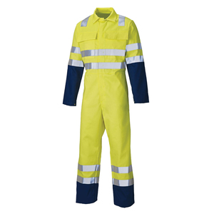 Traje de seguridad ignífugo de alta visibilidad, ligero, de secado rápido, transpirable, unisex, industrial. - Product Image 3