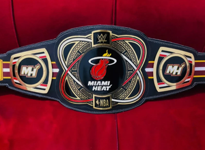 Cinturón de Campeonato de los Miami Heat, Estilo Samurai, Aleación de Zinc, 2mm 4mm, Cintura Alta, Duradero, Unisex - Product Image 1