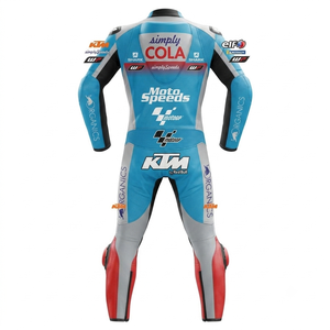 ชุดแข่งรถ Iker Lecuona MotoCP หนังวัวและหนังจิงโจ้ หนา 1.3 มม. ชุดจั๊มสูทสำหรับขี่มอเตอร์ไซค์/ชุดป้องกัน CE - Product Image 2
