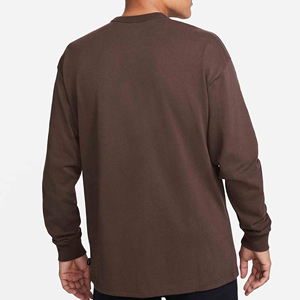 Vente chaude T-shirt homme en coton de haute qualité personnalisable, coupe classique, manches longues, col rond, prix de gros du Pakistan - Product Image 2