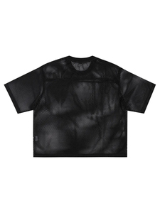 เสื้อฟุตบอลอเมริกันแบบสั่งทำพิเศษ OEM ระบายอากาศได้ดี ผลิตจากผ้าโพลีเอสเตอร์ 100% แขนสั้น แห้งเร็ว สำหรับฝึกซ้อม พร้อมลายพิมพ์แบบ Sublimation - Product Image 4