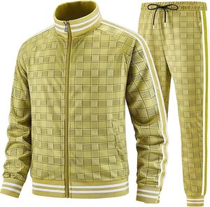 <b>Men</b> Winter Hip Hop Hooded Casual Solid Tracksuit Set Full-zip Long Sleeve 100% Cotton Quick Dry 2-Piece - Product Image 2