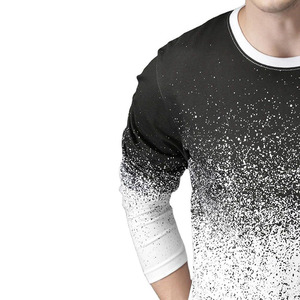 เสื้อสเวตเชิ้ตผู้ชายสีสันตามสั่ง เนื้อผ้าคอตตอนหนานุ่ม ระบายอากาศได้ดี สีพื้น ปักโลโก้ได้ สไตล์คอกลมลำลอง รุ่น 2026 - Product Image 2