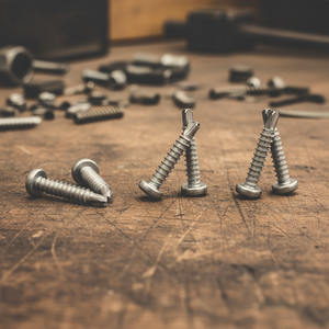 PDC Model 7.1 Pan Head Self-Drilling Stainless Steel (304/316/410) Class 8 Metric/Inch Standard Thread Natural Finish - Product Image 1