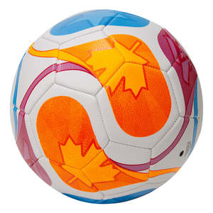 Ballon de football en cuir PU léger, cousu à la machine, taille 3, mini ballon de football pour enfants - Product Image 1