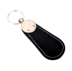 Leather Key Chain Premium Keychain Manufacturer Wholesale Blank Design Real Leather Car <b>Keyring</b> Personalized Keychains - Product Image 2