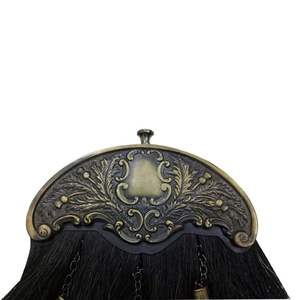 Esporrans Escoceses Hechos de Cuero y Crin de Caballo, Esporrans de Cuero Genuino Repujado para Kilt, Esporrans Tradicionales de Crin de Caballo a Precios Bajos - Product Image 5