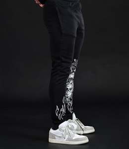 Pantalones Deportivos Personalizados para Hombre, Impresión DTF, Mezcla de Algodón, Premium, Transpirables y Suaves, Fabricación OEM y ODM - Product Image 5